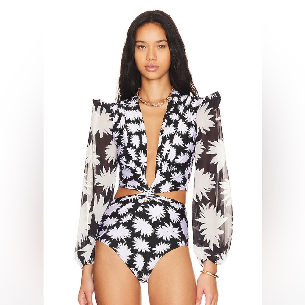 Patbo Dahlia Plunge Bodysuit